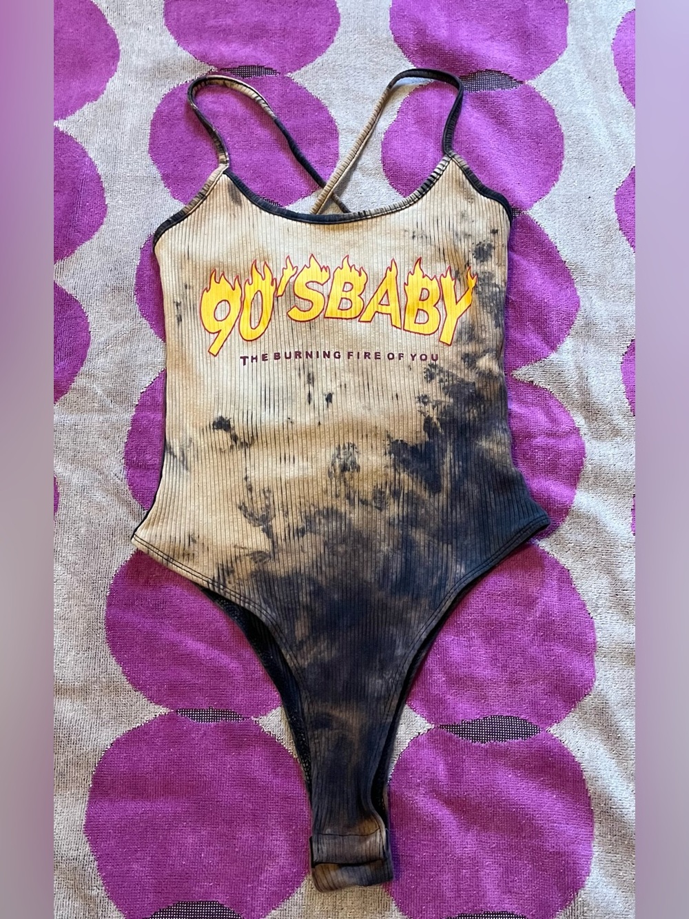 Like New 90s Baby Tye-Dye Body Suit